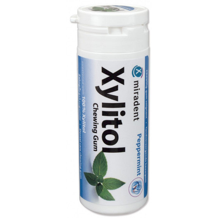 Xylitol Chewing Gum Menthe Poivree 30 Pieces - MIRADENT