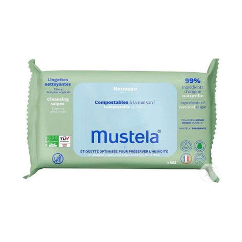 Lingettes Nettoyantes * 60 - MUSTELA