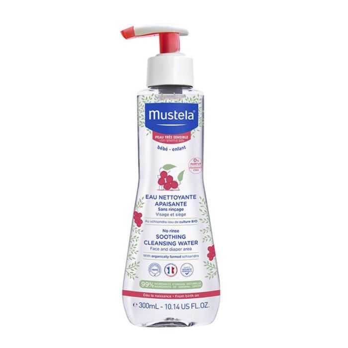 Eau Nettoyante Apaisante sans Rinçage 300 ML - MUSTELA
