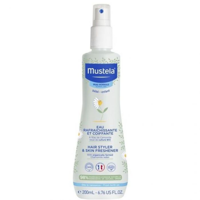 Eau Rafraichissante et Coiffante 200ML sans Alcool - MUSTELA