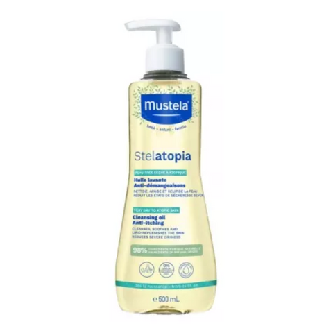 Stelatopia Huile Lavante Anti Demangeaison 500 ML - MUSTELA