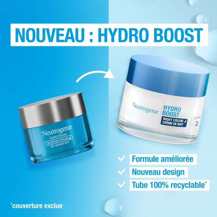 Hydro Boost Creme de Nuit Tous Types de Peaux 50ML - NEUTROGENA