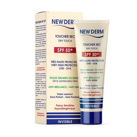 Creme Solaire Invisible SPF 50+ Toucher Sec 50 ML - NEW DERM
