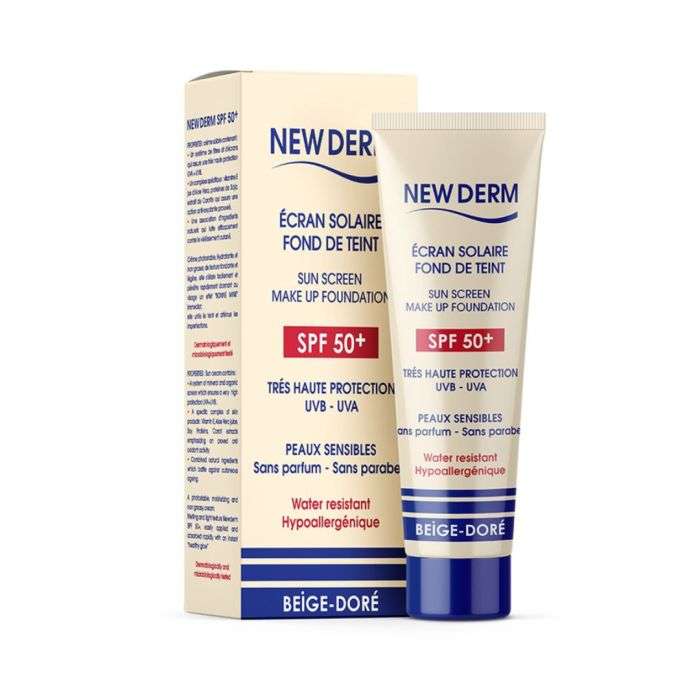 Creme Solaire SPF 50+ Beige Dore 50ML - NEW DERM