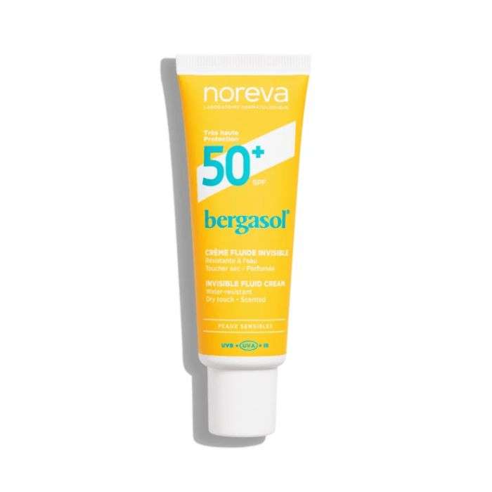 Bergasol Creme Fluide Invisible Spf50+ Toucher Sec 50 ML - NOREVA