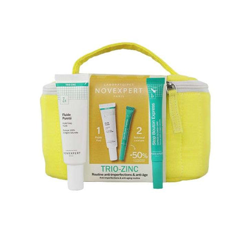 Coffret Routine Anti Imperfection Trousse Trio Zinc - NOVEXPERT