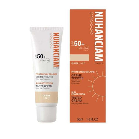 Creme Solaire Teintee Clair SPF 50+ 50ML + - NUHANCIAM