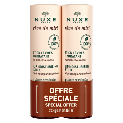 Reve de Miel Offre Special Stick Levre Hydratant 2X4G - NUXE