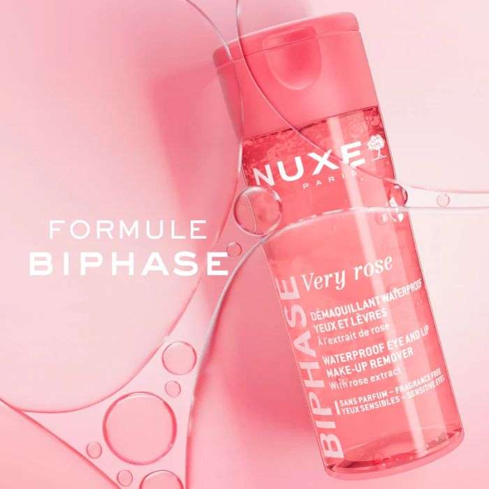 Very Rose Demaquillant Waterproof Yeux et Levres 100 ML - NUXE