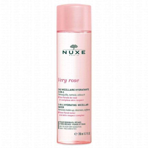 Very Rose Eau Micellaire Hydratante 3 en 1 200 ML Peaux Seches - NUXE