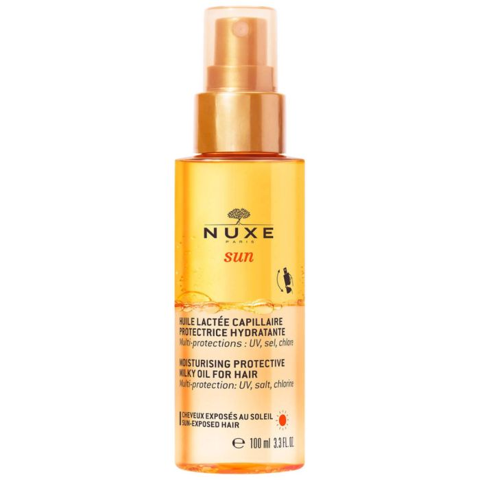 Sun Huile Lactee Capillaire Protectrice Hydratante 100 ML - NUXE
