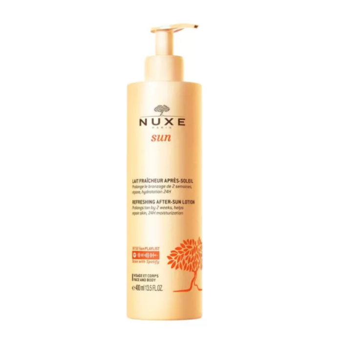 Sun Lait Fraicheur Apres -Soleil Visage et Corps 400 ML - NUXE