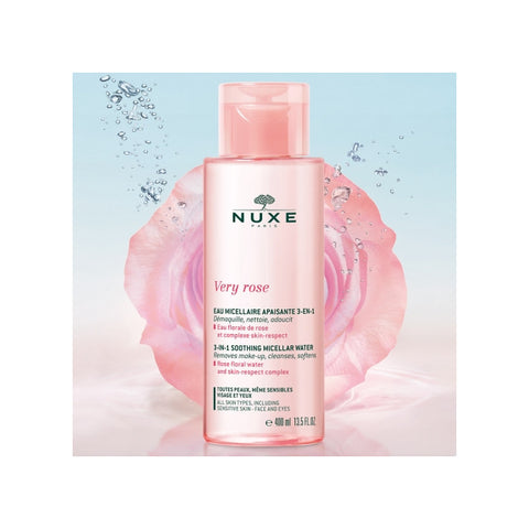 Very Rose Eau Micellaire Apaisante 3 en 1 400 ML - NUXE