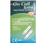 On-Call Extra Blood Glucose Test Strips25 - ONCALL
