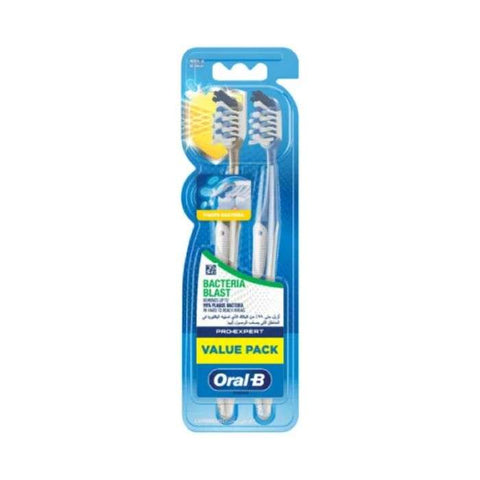 Pro Expert Brosse A Dents Anti Bacteria Pack de 2 Medium 40 - ORAL B