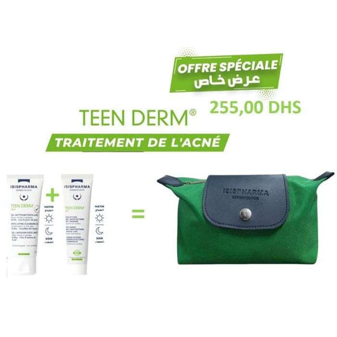 Pack Isispharma Teem Derm Gel Nettoyant Exfoliant 40 ML + Soin Intense Anti-Imperfactions Anti-Marques 30 ML - ISISPHARMA
