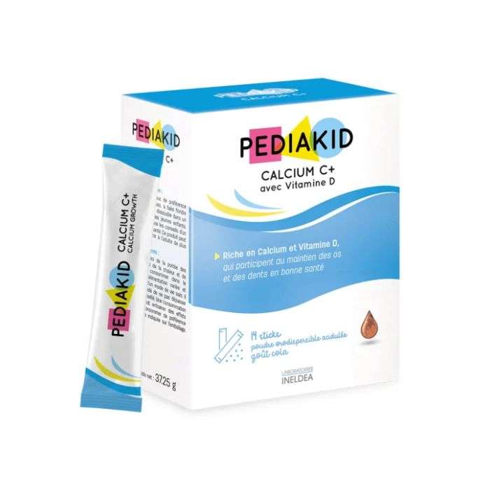 14 Sticks Calcium C+ Vitamine d Gout Cola - PEDIAKID