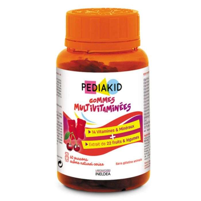 Gommes Multivitamines 60 Oursons - PEDIAKID