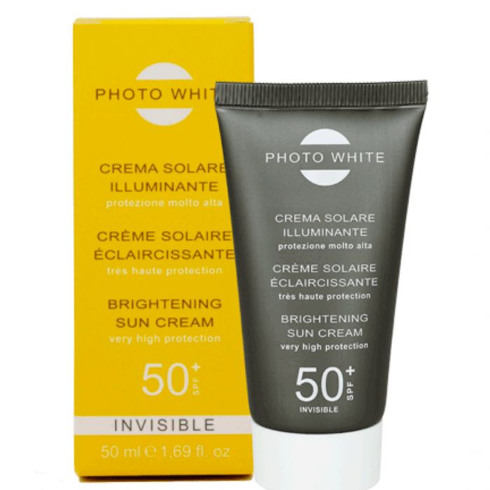 Creme Solaire Illuminatrice Invisible 50 Ml+ Creme Visage Acide Hyaluronique 50ML Offert - PHOTO WHITE
