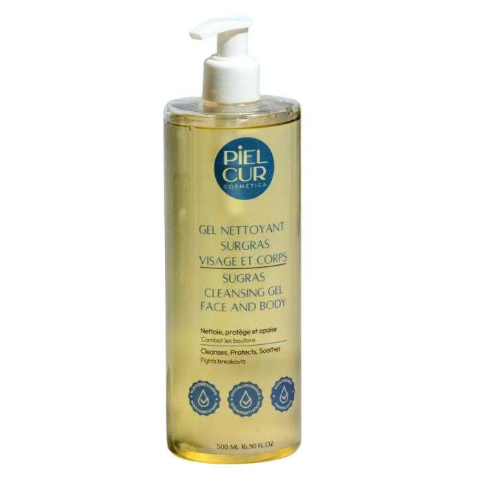 Cosmetica Gel Nettoyant Surgras Visage et Corps 500 ML - PIELCUR