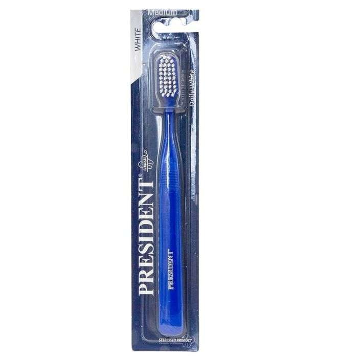 Brosse A Dents Medium White - PRESIDENT