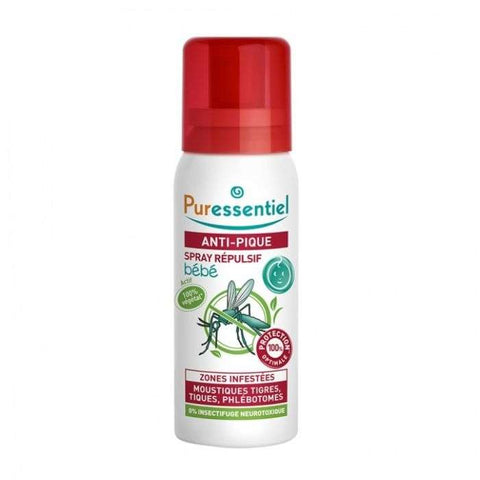 Anti Pique Spray Repulsif Bebe 60ML - PURESSENTIEL