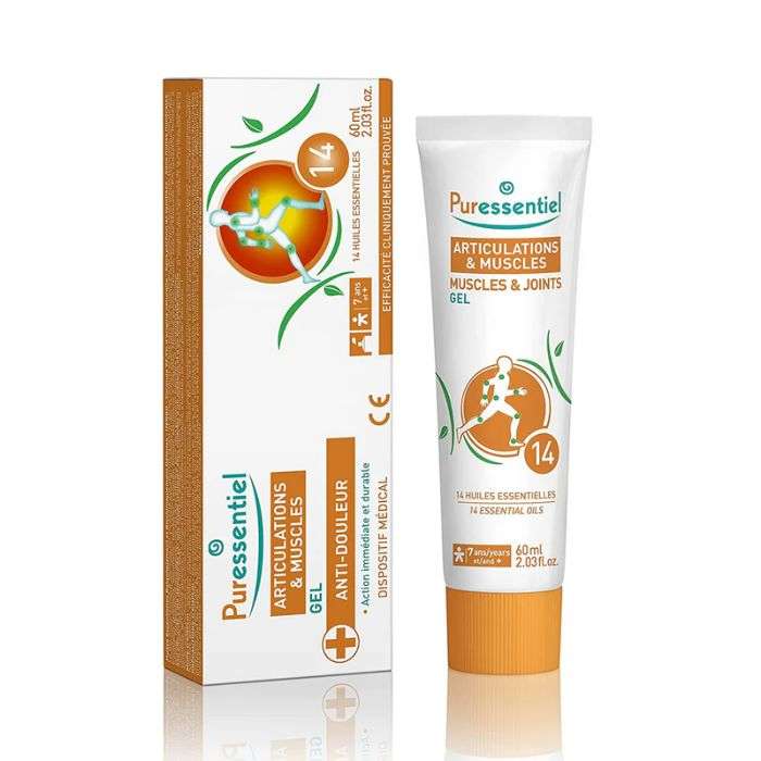 Articulations et Muscles Gel Anti Douleur 60ML - PURESSENTIEL