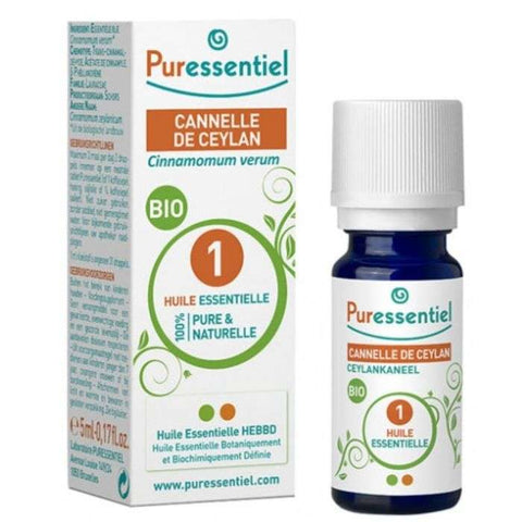 Huile Essentielle Cannelle de Ceylan BIO 5 ML - PURESSENTIEL