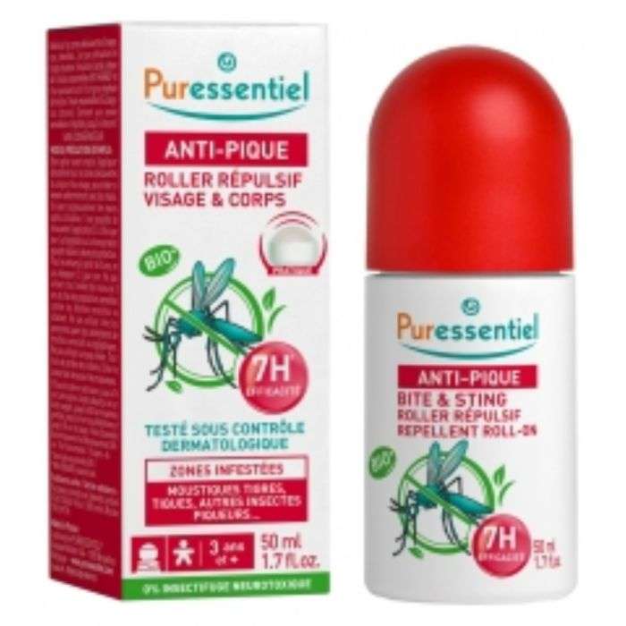 Anti Pique Roller Repulsif Visage et Corps 50 ML - PURESSENTIEL
