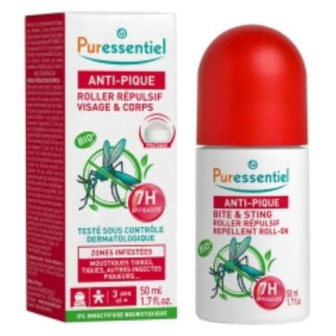 Anti Pique Roller Repulsif Visage et Corps 50 ML - PURESSENTIEL