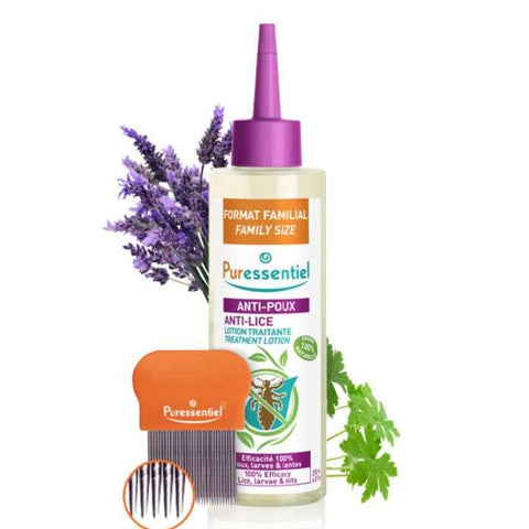 Anti Poux Lotion Traitante 200 ML + Peigne - PURESSENTIEL