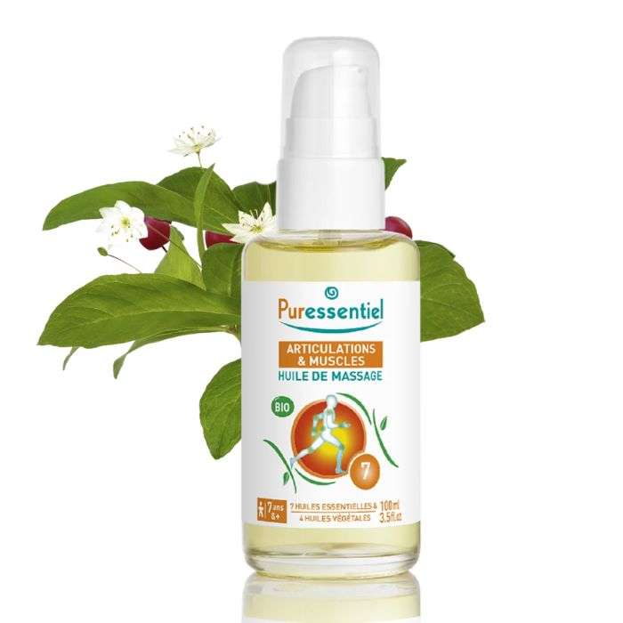 Articulation et Muscles Huile de Massage Arnica Gaultherie 100 ML - PURESSENTIEL