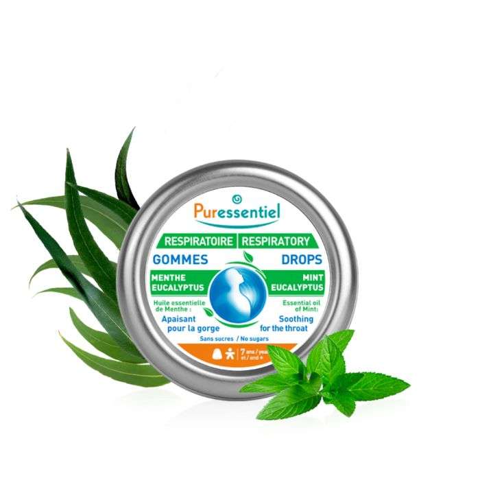 Gommes Respiratoire Menthe Eucalyptus - PURESSENTIEL