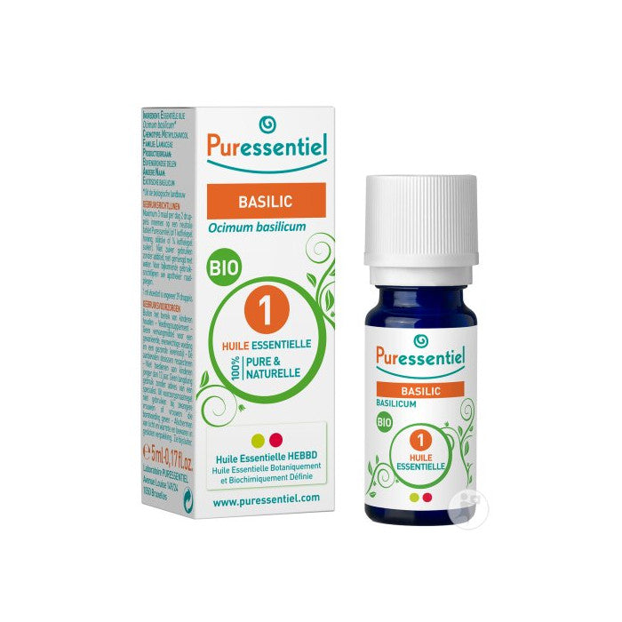 Huile Essentielle Basilic BIO 5 ML - PURESSENTIEL