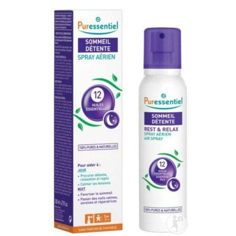 Spray Aerien Sommeil Detente 200ML 12 Huiles Essentielles - PURESSENTIEL