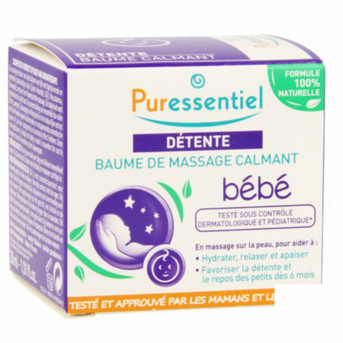 Sommeil Detente Baume de Massage BB - PURESSENTIEL