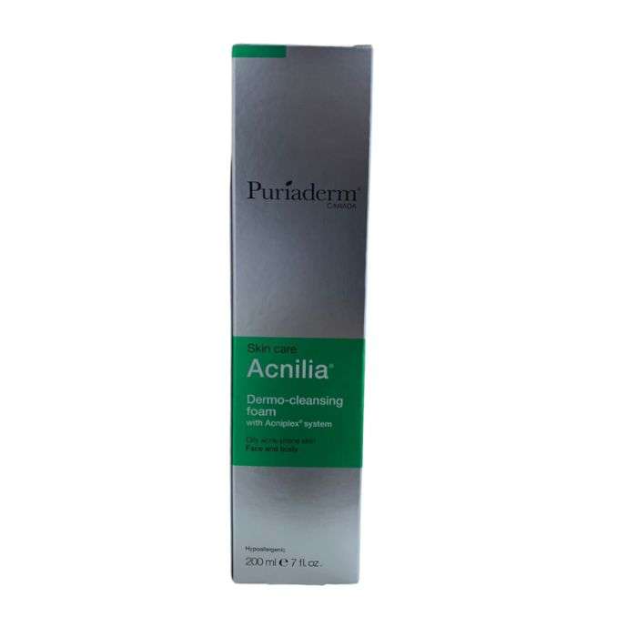 Acnilia Soin de la Peau Mousse Dermo Nettoyante 200 ML - PURIADERM