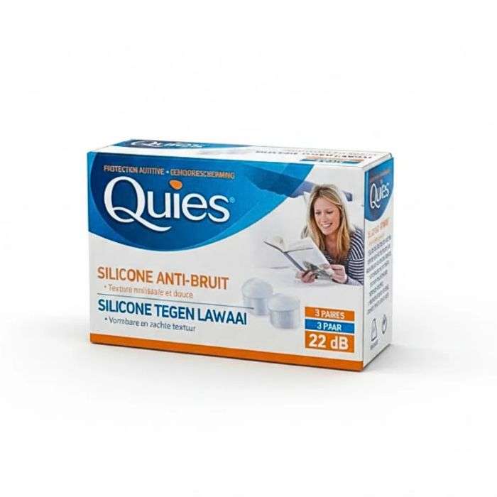 Silicone Anti Bruits 3 Paires - QUIES
