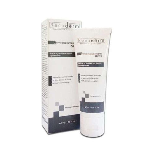 Creme Depigmentante SPF 25 Tous Type de Peau 40 ML - RECUDERM