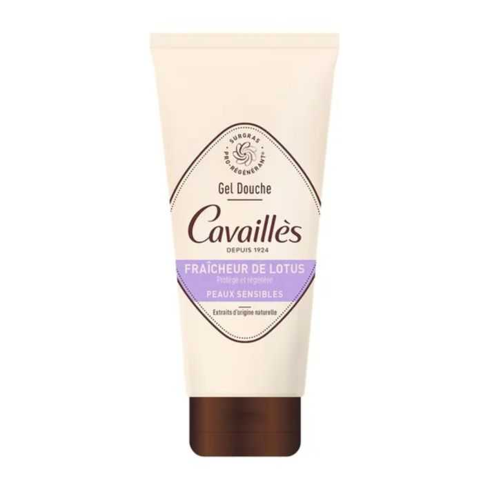 Gel Bain et Douche Fraicheur de Lotus Peaux Sensibles 200 ML - ROGE CAVAILLES