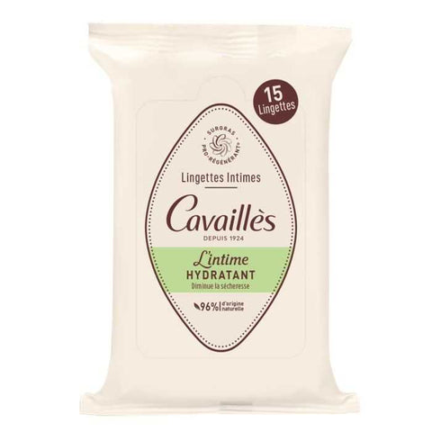 Lingettes Intime Hydratant 15 Unites - ROGE CAVAILLES