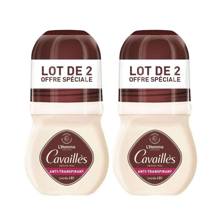 Lot de 2 Anti Transpirant Homme Controle 48H 50ML 2EME A -25% - ROGE CAVAILLES