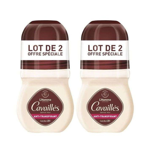 Lot de 2 Anti Transpirant Homme Controle 48H 50ML 2EME A -25% - ROGE CAVAILLES