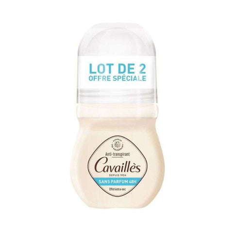 Offre Speciale Lot de 2 Anti Transpirant sans Parfum 48H 50ML le 2 Eme A -25% - ROGE CAVAILLES