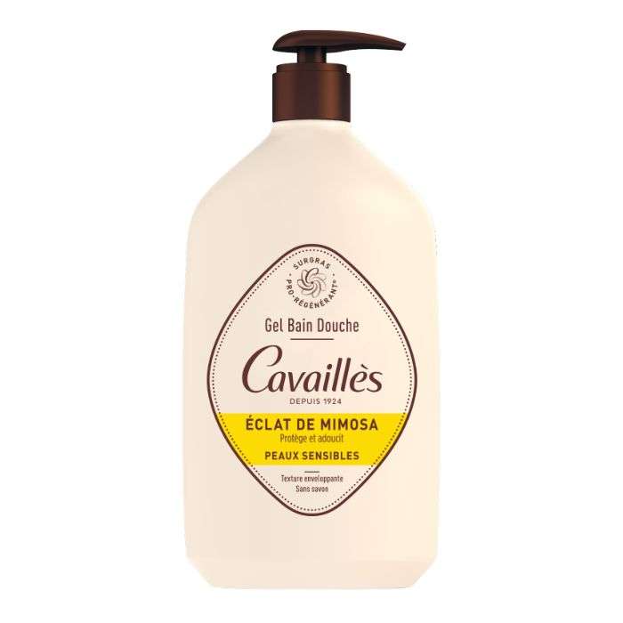 Gel Bain Douche Eclat de Mimosa Peaux Sensibles 1 L - ROGE CAVAILLES