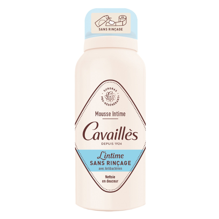 Mousse Intime sans Rincage avec Antibacterien 100 ML - ROGE CAVAILLES