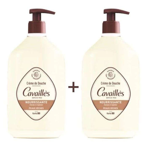 Offre Speciale Creme de Douche Nourissante Peaux Seches sans Savon 750ML X 2 - ROGE CAVAILLES