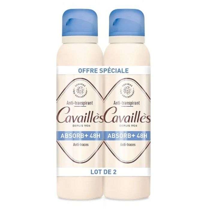 Offre Speciale Duo Anti Transpirant Absorb +48h 150 ML -25% sur le 2 Eme - ROGE CAVAILLES
