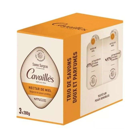 Trio de Savons Doux et Parfumes Nectar de Miel 3*200G - ROGE CAVAILLES