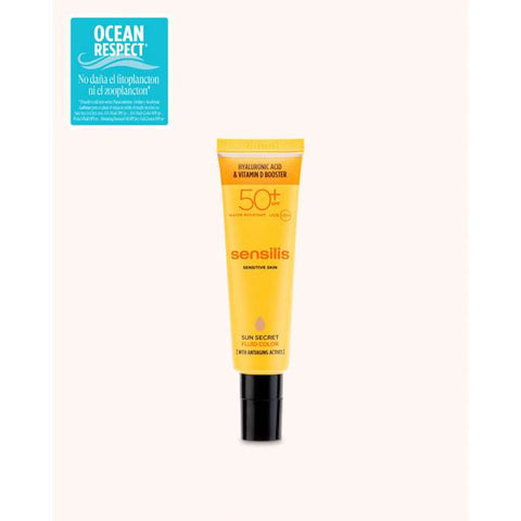 Soin pour le Visage Anti-Âge Fluide Teinté Spf50+ - SENSILIS